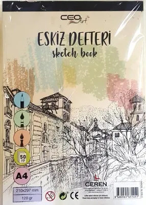 CEO ART ESKİZ DEFTER A5 120GR 50 YP.