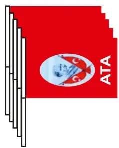 BUKET BAYRAK SOPALI ATATÜRK 80 Lİ 12x22,5cm BKT-301