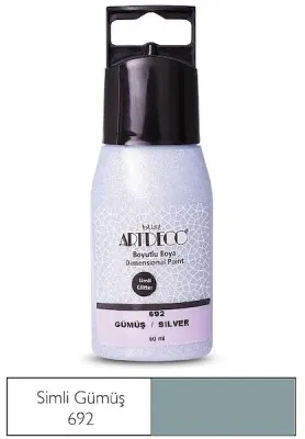 ARTDECO BOYUTLU BOYA SİMLİ 60 ML GÜMÜŞ Y-041C-692