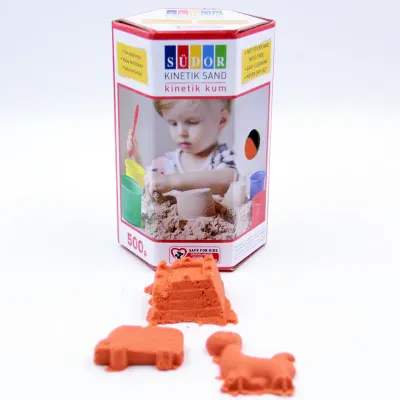 SÜDOR KİNETİK KUM KUTULU 500 G TURUNCU KS01-6