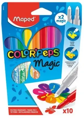 MAPED KEÇELİ KALEM COLOR'PEPS MAGIC SİHİRLİ 10 LU 844612
