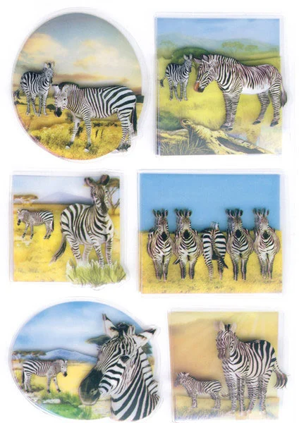 HERMA ETİKET MAGIC 3D FOIL ZEBRALAR 6254