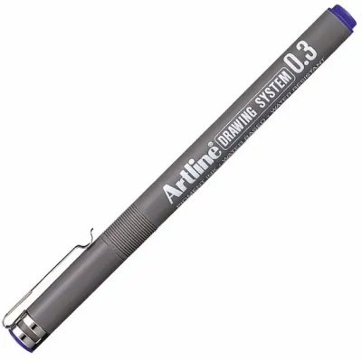 ARTLINE ÇİZİM KALEMİ DRAWING SYSTEM 233 0.3 MAVİ A-EK-233 BLUE