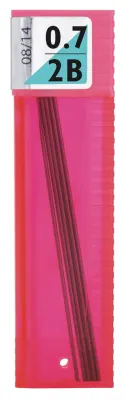TOMBOW MİN MONO LEAD 0.7 2B 12 Lİ PEMBE TÜP T-R7-RGC 2B PIN