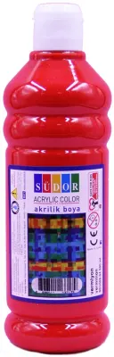 SÜDOR AKRİLİK BOYA 500 ML KIRMIZI SD1009-04