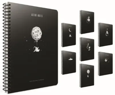 GIPTA DEFTER ASTRO NOTES A4 SPİRALLİ KARTON KAPAK 80 YP. KARELİ 5408