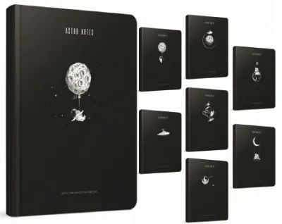 GIPTA DEFTER ASTRO NOTES A5 İP DİKİŞ SERT KAPAK 120 YP. ÇİZGİLİ 5405