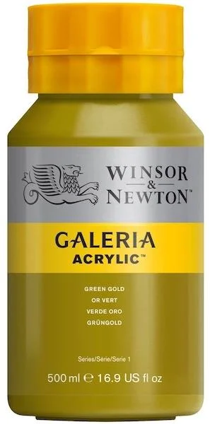 W&amp;N AKRİLİK BOYA GALERIA 500 ML GREEN GOLD 294 WN-2150294