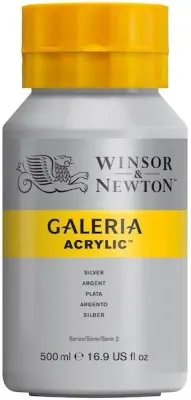 W&N AKRİLİK BOYA GALERIA 500 ML SILVER (METALİK) 617 S.2 WN-2150617