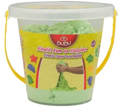 BU-BU KİNETİK KUM KOVA 500 GR. YEŞİL BUBU-KU0021
