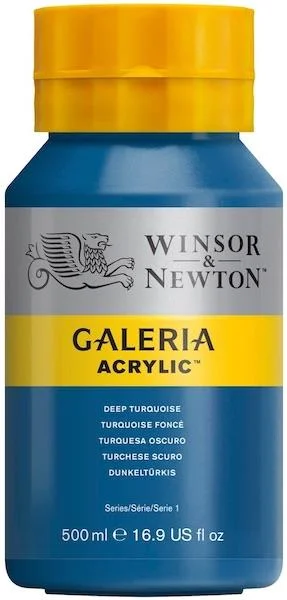W&N AKRİLİK BOYA GALERIA 500 ML DEEP TURQUOISE 232 WN-2150232