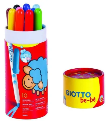 GIOTTO KEÇELİ KALEM BEBE SUPER FIBRE 10 LU POT 469500