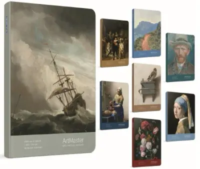 GIPTA DEFTER ART MASTER A5 İP DİKİŞ SERT KAPAK 120 YP. KARELİ 5537
