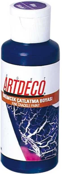 ARTDECO ÖRÜMCEK ÇATLATMA BOYASI 100 ML YEŞİL Y-028D-1012