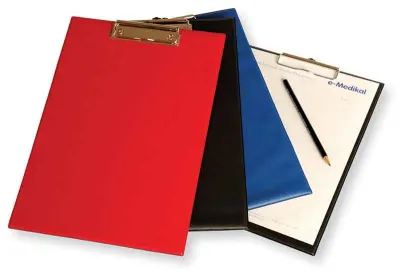 2K SEKRETERLİK A4 KAPAKSIZ PVC MAVİ 444M
