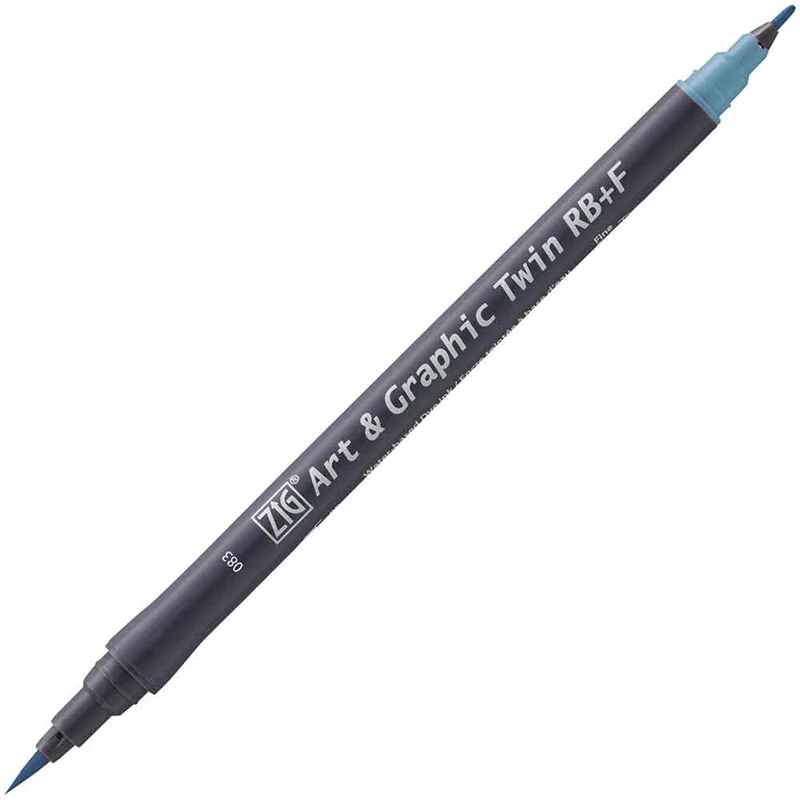ZIG ART&amp;GRAPHIC TWIN RB TUT-95 83 BLUE GRAY