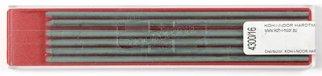 KOHINOOR COLOURED LEADS 2.0-120 GREEN 4300-016004P