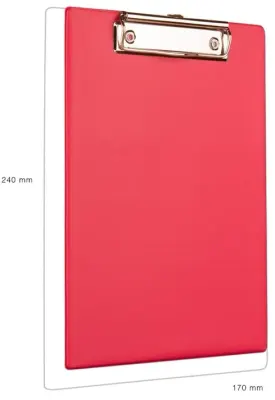 2K SEKRETER A5 KAPAKSIZ PVC BLOK KIRMIZI 195K