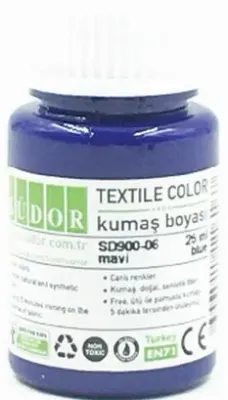 SÜDOR KUMAŞ BOYASI 25 ML MAVİ SD900-06