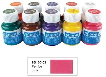 SÜDOR AKRİLİK BOYA 25 ML PEMBE SD100-03