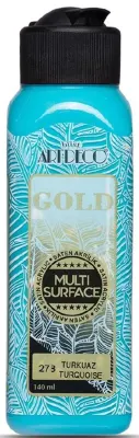 ARTDECO AKRİLİK BOYA GOLD MULTI-SURFACE 140 ML TURKUAZ Y-G70R-278