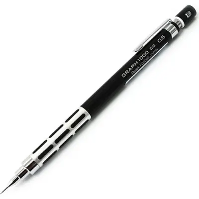 PENTEL VERSATİL KALEM TEKNİK ÇİZİM GRAPH 1000 PG1005 0.5 SİYAH Y PG1005CS-A