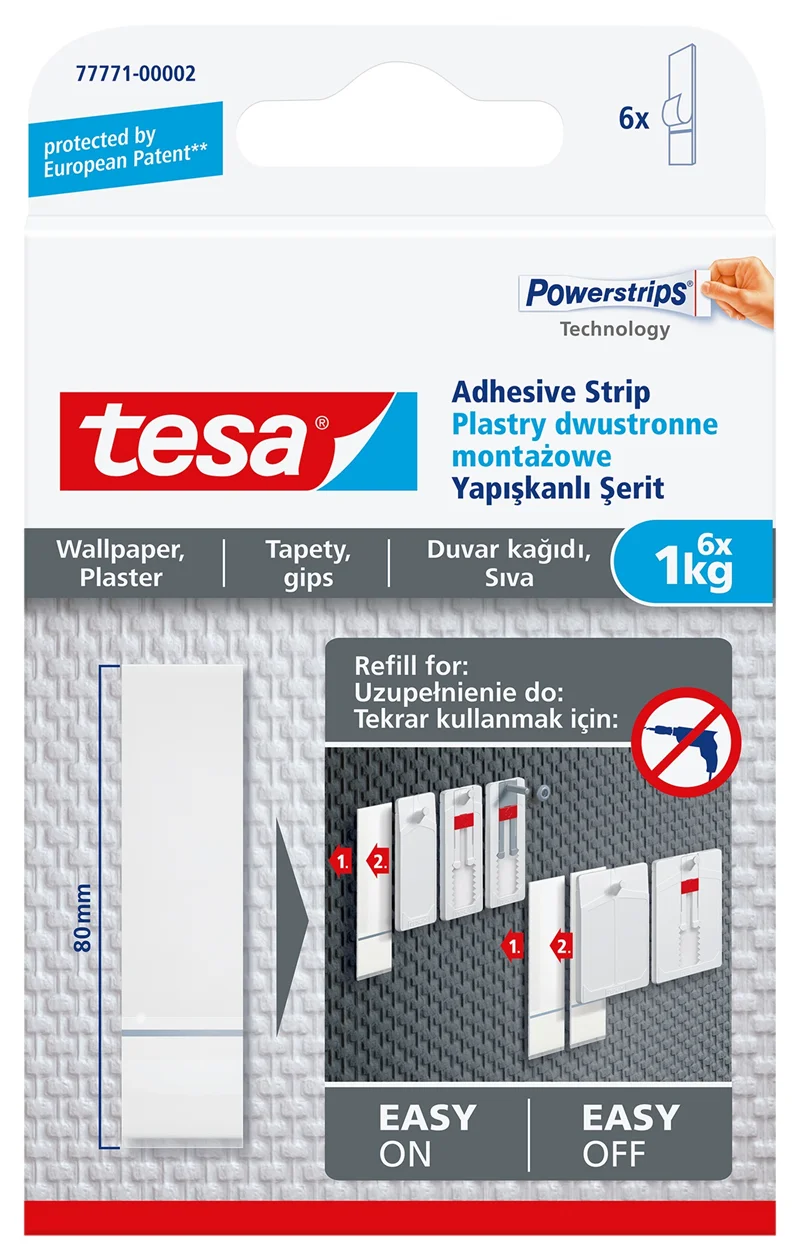 TESA ASKI YAPIŞKANLI YEDEK ŞERİT 1KG 77771-00002-00