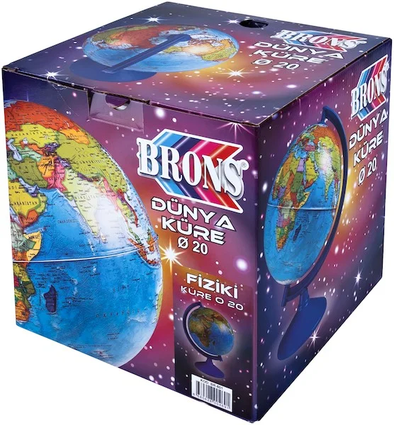 BRONS KÜRE FİZİKİ 20 CM BR-801