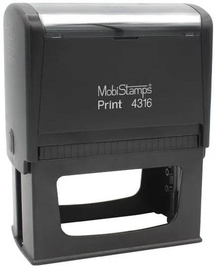 MOBİSTAMPS KAŞE 4316 MAVİ KEÇELİ