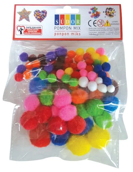 SÜDOR PONPON MİX 10 20 30 MM SS33