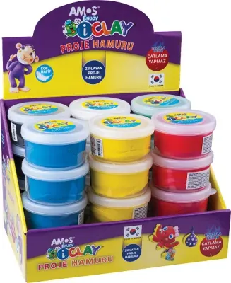 AMOS PROJE HAMURU-I CLAY 30 GR 24 LÜ STAND IC30-24ST