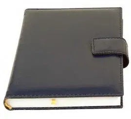 LİZ NOT DEFTERİ 14x20 S.DERİ DİLLİ DÜZ 168YP. 185D