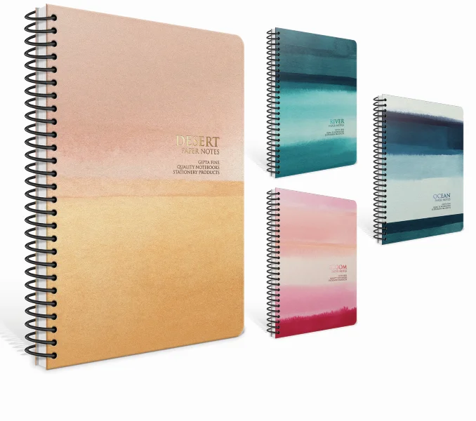 GIPTA DEFTER PAPERNOTES 17x24 SPİRALLİ SERT KAPAK 120 YP. KARELİ 6375