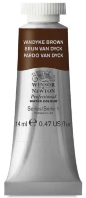 W&amp;N SULU BOYA PROFESSIONAL 14 ML VANDYKE BROWN 676 S.1 WN-0105676