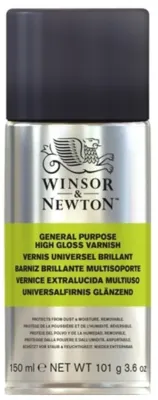 W&amp;N YARDIMCI MALZEME ALL-PURPOSE HIGH GLOSS VARNİSH 150 ML SPREY WN-3034988