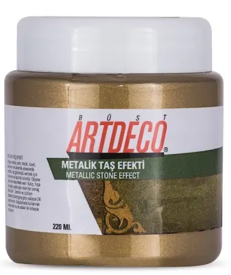 ARTDECO TAŞ EFEKTİ METALİK 220 ML ANTİK ALTIN Y-054N-2023