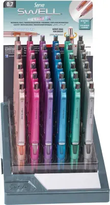 SERVE VERSATİL KALEM SWELL 0.7 STAND 36 LI METALİK SV-SWELLMT07
