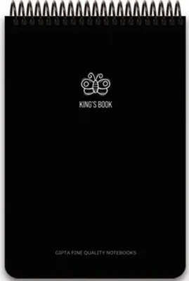 GIPTA BLOKNOT KINGS BOOK A6 SPİRALLİ PP KAPAK 80 YP. ÇİZGİLİ 5971