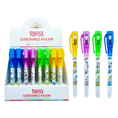 VINTAGE LABEL KALEM SECRET PEN IŞIKLI 48 Lİ 859