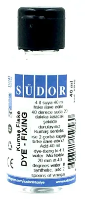 SÜDOR KUMAŞ BOYASI FİSKESİ TOZ 40ML KB40
