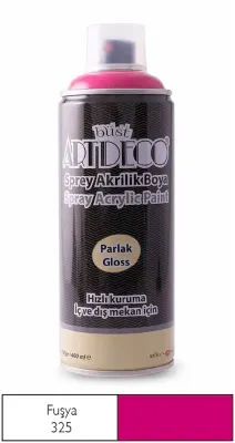 ARTDECO SPREY BOYA AKRİLİK 400 ML FUŞYA Y-400-325