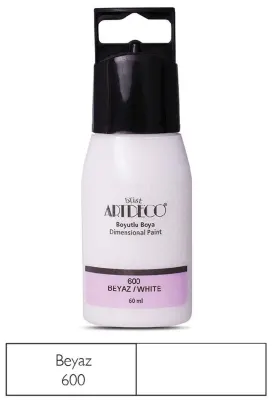 ARTDECO BOYUTLU BOYA 60 ML BEYAZ Y-042C-600