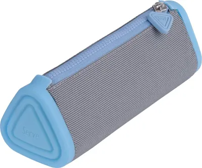 SERVE KALEM ÇANTASI PRISMO SL-PLY ÜÇGEN AÇIK GRİ-GOK MAVİ SV-PRISMOUAGGM