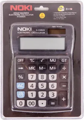NOKİ HESAP MAKİNESİ 12 HANE H-CS002