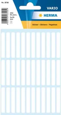 HERMA ETİKET VARIO  5x35 MM BEYAZ 3735