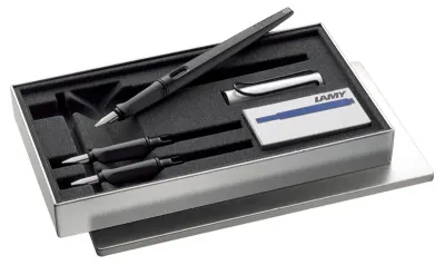 LAMY DOLMA KALEM JOY SET 1 KALEM + 3 UÇ MAT SİYAH 11-S
