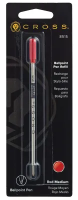 CROSS TÜKENMEZ KALEM  REFİLİ MEDIUM KIRMIZI 8515
