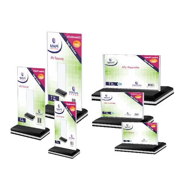 MAPİ AFİŞ TAŞIYICI T TİPİ 55x90 MM 5341010