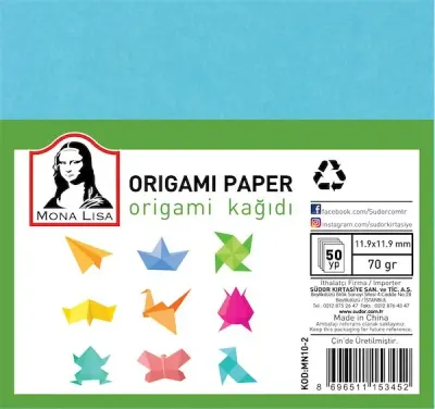 SÜDOR ORİGAMİ KAĞIDI 11.9X11.9