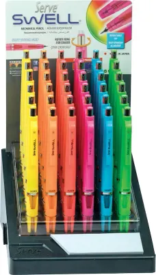 SERVE VERSATİL KALEM SWELL 0.5 STAND 36 LI FOSFORLU SV-SWELLOK05STND36